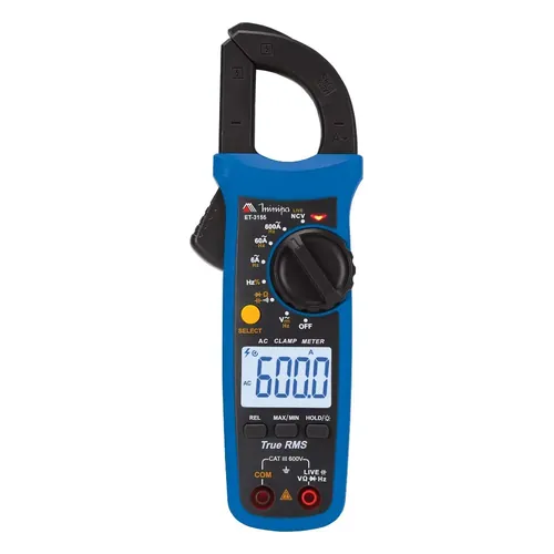 Alicate amperímetro digital Minipa ET-3155, com garra e visor