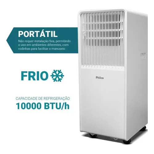 Ar-condicionado Portátil Philco 10.000 BTU PAC10FN 127 V