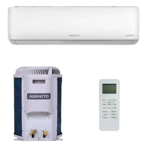 Ar-condicionado Split Hi Wall Agratto Zen Top Inverter 12.000 BTU Frio ZICST12F-02