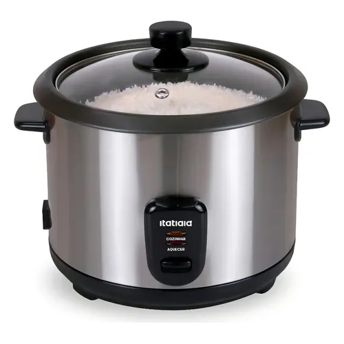 Panela de Arroz Elétrica Itatiaia Midi PAMID2001 8 Xícaras Inox