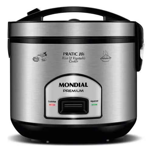 Panela Elétrica de Arroz Mondial Pratic 10i Premium PE-42-10X 10 Xícaras 700 W