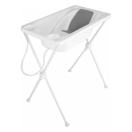 Banheira para Bebê Galzerano Acqua Trio com suporte, branca