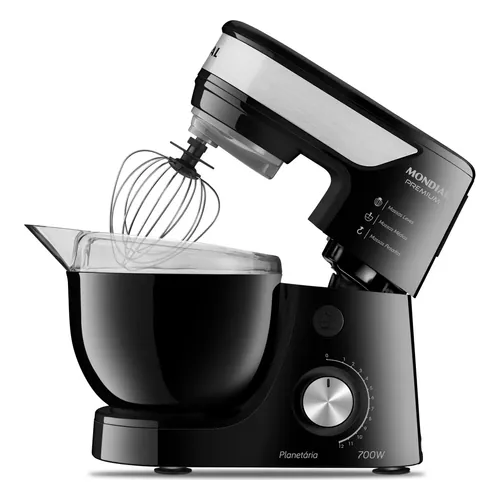 Batedeira Planetária Mondial Premium BP-01P 700 W com 2 Tigelas