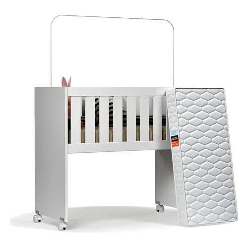 Mini Berço Moisés Rubi 5 em 1 Maxi do Brasil, branco