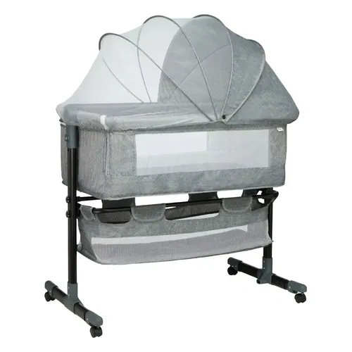 Berço Portátil Acoplado Maxi Baby Connect co-bed, cinza