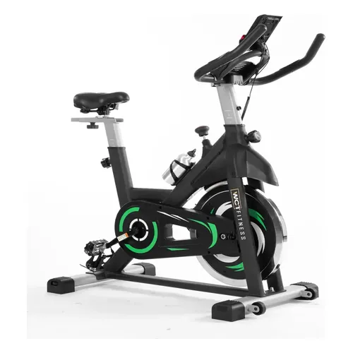 Bicicleta Ergométrica Spinning WCT Fitness 10100055 com Roda de 20 kg