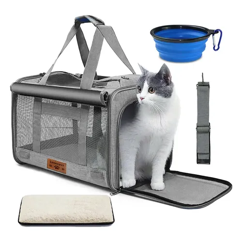 Bolsa de Transporte Pet Looxopet 46 x 30 x 30 cm com Almofada