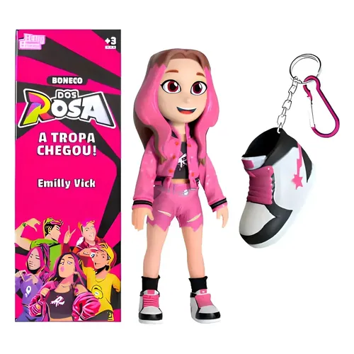 Boneca Emily Vick Articulada 26 cm Baby Brink 1270