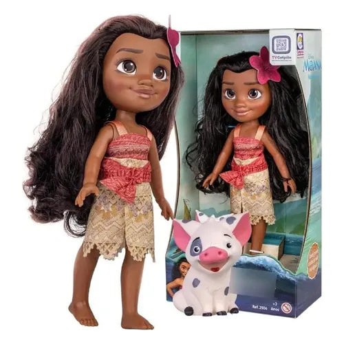 Boneca Moana Fashionista Articulada 36 cm Cotiplás 2600
