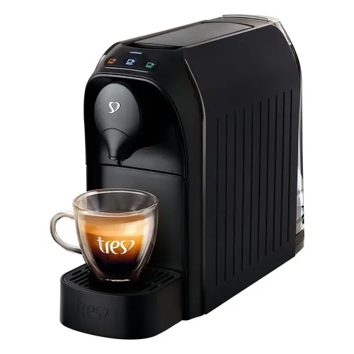 Cafeteira Espresso Três Corações Passione preto brilhante