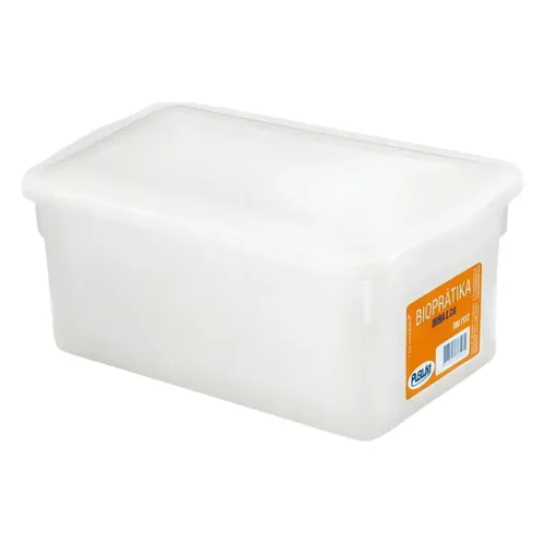 Kit 10 Caixas Plásticas Organizadoras Multiuso com Tampa 5 L Pleion
