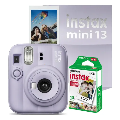 Câmera Instantânea Fujifilm Instax Mini 13 com Filme de 10 Fotos