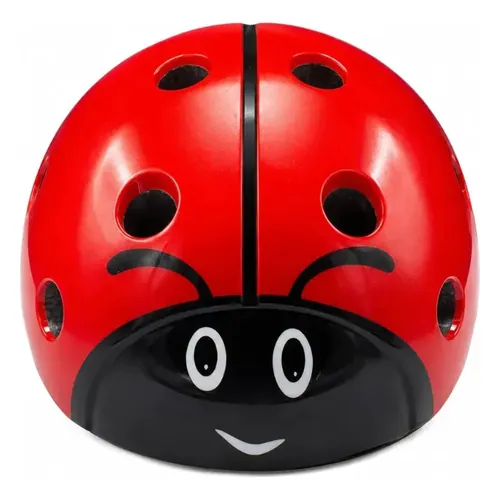 Capacete Infantil GTA Joaninha para Bicicleta, Skate e Patins