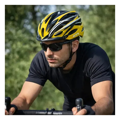 Capacete de Ciclismo GTS Tec Out Mold com LED