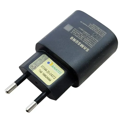 Carregador de parede Samsung 25 W EP-TA800 USB-C com cabo C a C preto