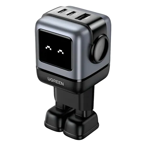 Carregador de parede Ugreen Nexode 65 W 3 portas 25685B preto