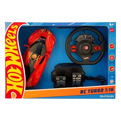Carro de Corrida de Controle Remoto Hot Wheels Multikids BR2444