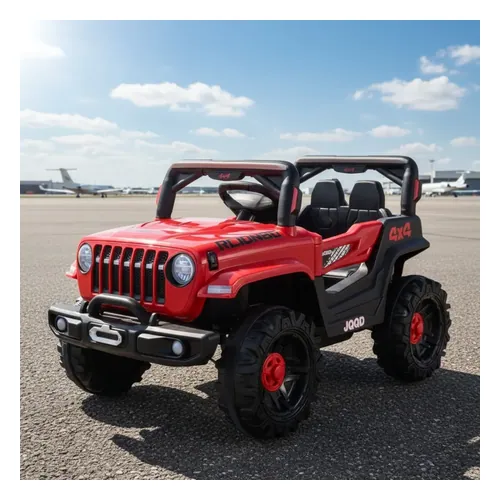 Jipe Elétrico Infantil 12 V BrinqKids Vermelho