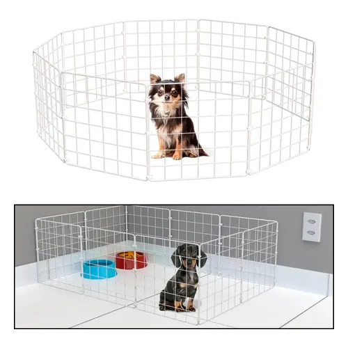 Cercadinho Iguanna 10 Grades de 30 cm para Cão Pequeno