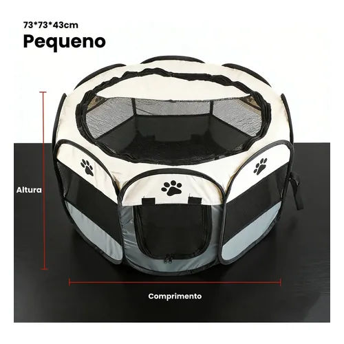 Cercadinho Portátil Plunge de Pano Oxford 43 cm com Zíper
