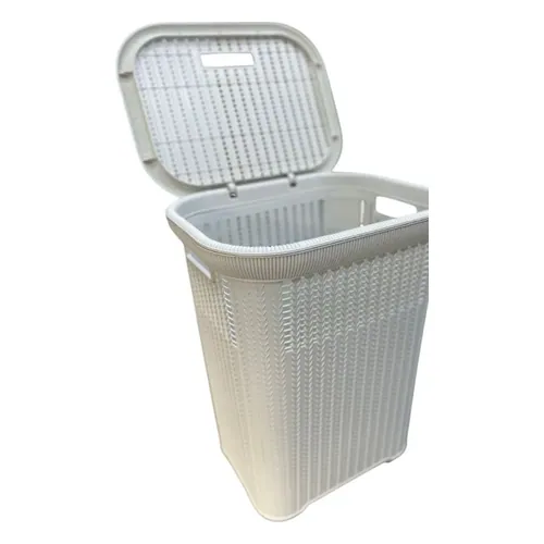 Cesto de Roupa Injeplastec Rattan de Plástico 50 L