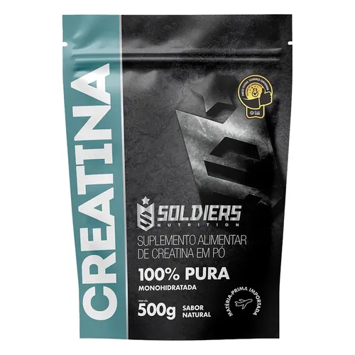 Creatina Soldiers Nutrition 500 g Sem Sabor