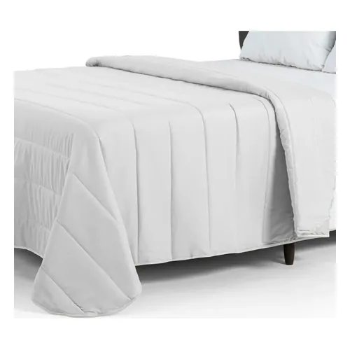 Edredom Enxoval.com Casal Queen Micropercal 400 Fios Branco
