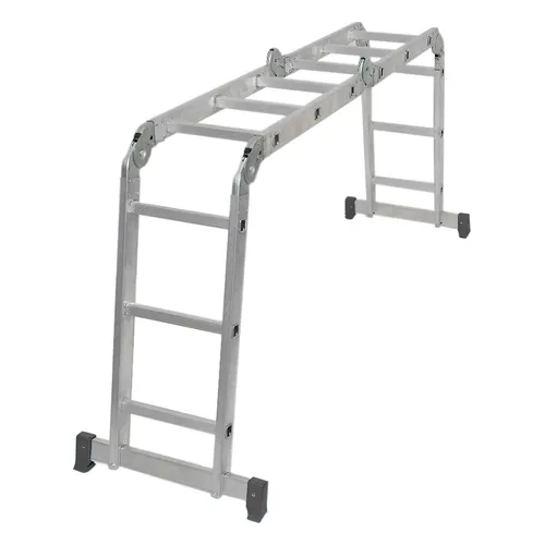 Escada Articulada Reisam 4x3 12 Degraus de Alumínio