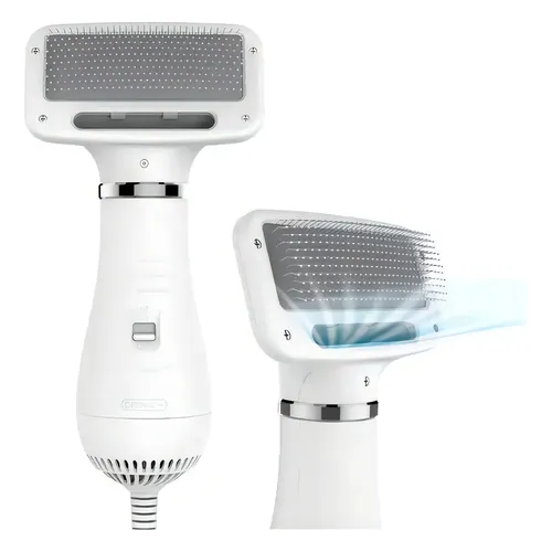 Escova Secadora Pet 2 em 1 de 300 W (pente com ar quente)