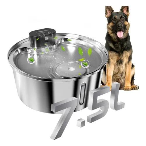 Bebedouro New Pet NP855 Sem Fio a Bateria para Cães e Gatos