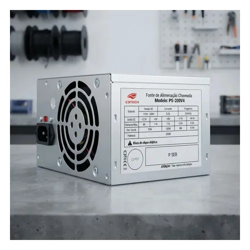 Fonte C3Tech C3Plus PS-200V4 200 W