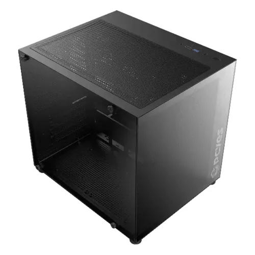 Gabinete Gamer PCYes Forcefield Mini Black Vulcan GFFMNBV