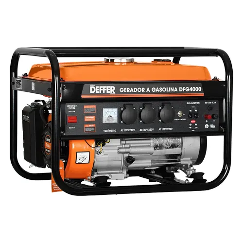 Gerador a Gasolina Deffer DFG4000, 3,75 kVA