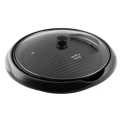 Churrasqueira elétrica Britânia Top Grill BPE01 preta com tampa