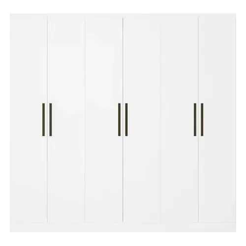 Guarda-roupa Casal Bartira Ville 6 Portas e 2 Gavetas Branco