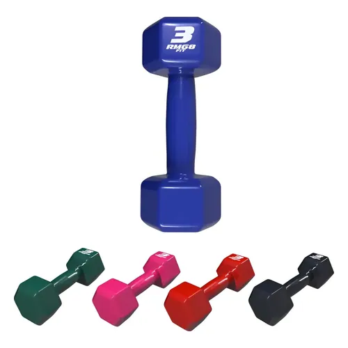Halter Emborrachado Sextavado RMG8 FIT 3 kg