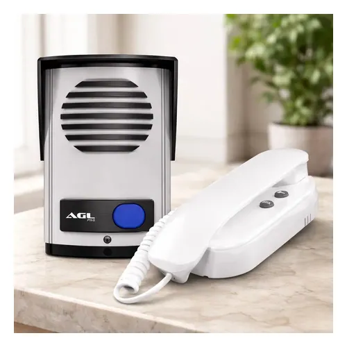 Porteiro eletrônico AGL P10S (kit com módulo externo e monofone)