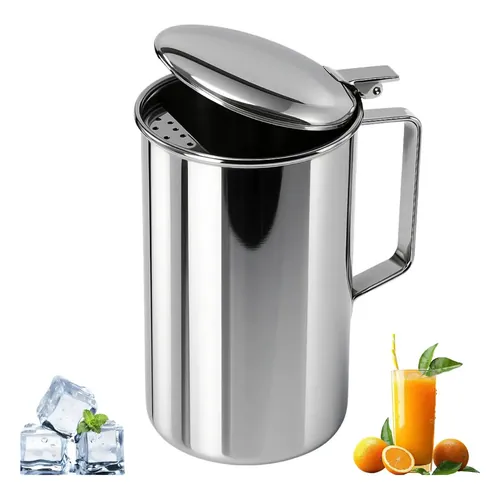 Jarra Inox 2 L com Tampa Aparador de Gelo