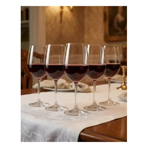 Jogo 6 Taças de Vinho Pítia Titanium Gastro 580 mL