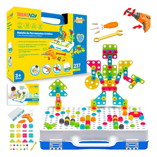 Kit de Ferramentas Camewin com Parafusadeira, 237 Peças