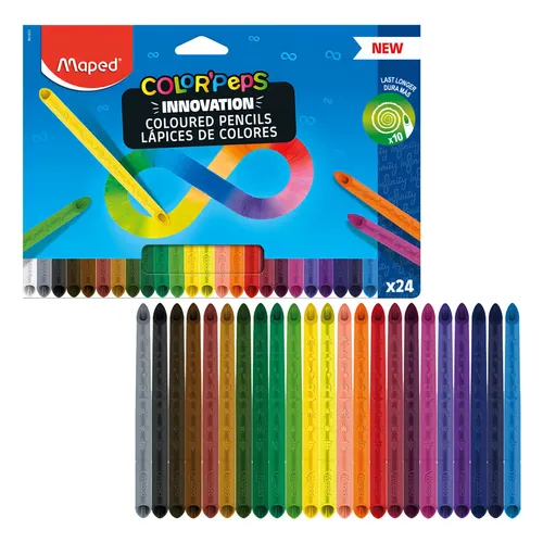 Lápis de Cor Maped Color'Peps Infinity 24 Cores