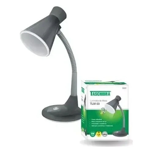 Luminária de Mesa Articulável Taschibra TLM 03 E27 Bivolt