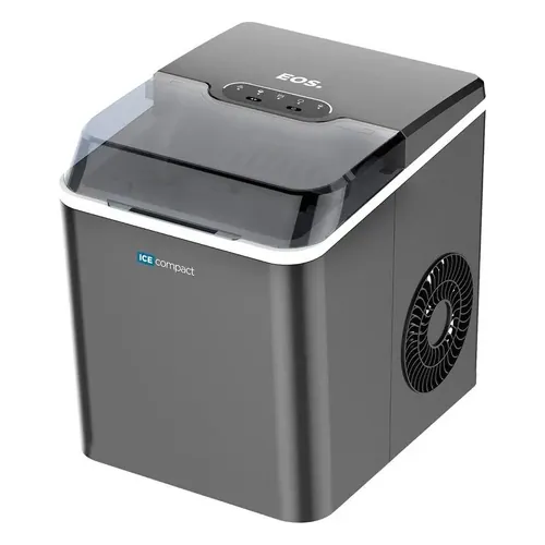 Máquina de Gelo EOS Ice Compact EMG04T cinza, com tampa transparente