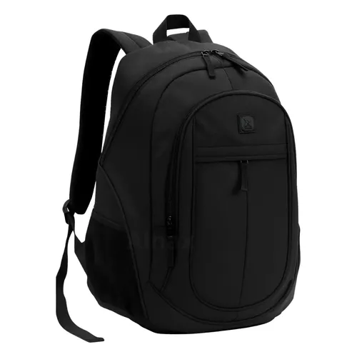 Mochila Escolar Denlex DL1286 Preta com Alça Reforçada