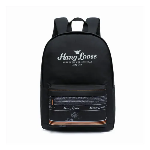 Mochila Escolar Hang Loose Authentic and Original 15 L Preta
