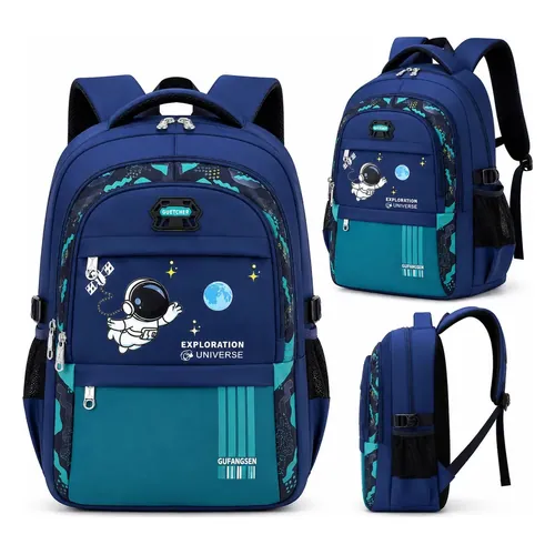 Mochila Escolar Infantil Tippi Astronauta 25 L Verde