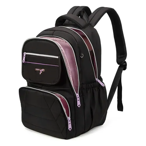 Mochila Escolar Jiesipote para Notebook 24 L Preta
