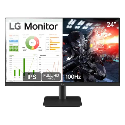 Monitor LG 24MS500 de 24 polegadas Full HD IPS 100 Hz