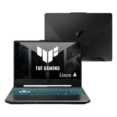 Notebook Gamer Asus TUF Gaming A15 FA506NCG-HN216 Ryzen 7 7445HS RTX 3050 8 GB 512 GB Linux KeepOS