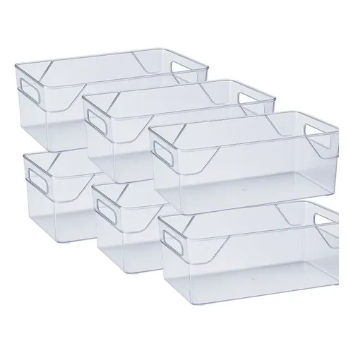 Kit 6 Organizadores Amobox Acrílico Diamond